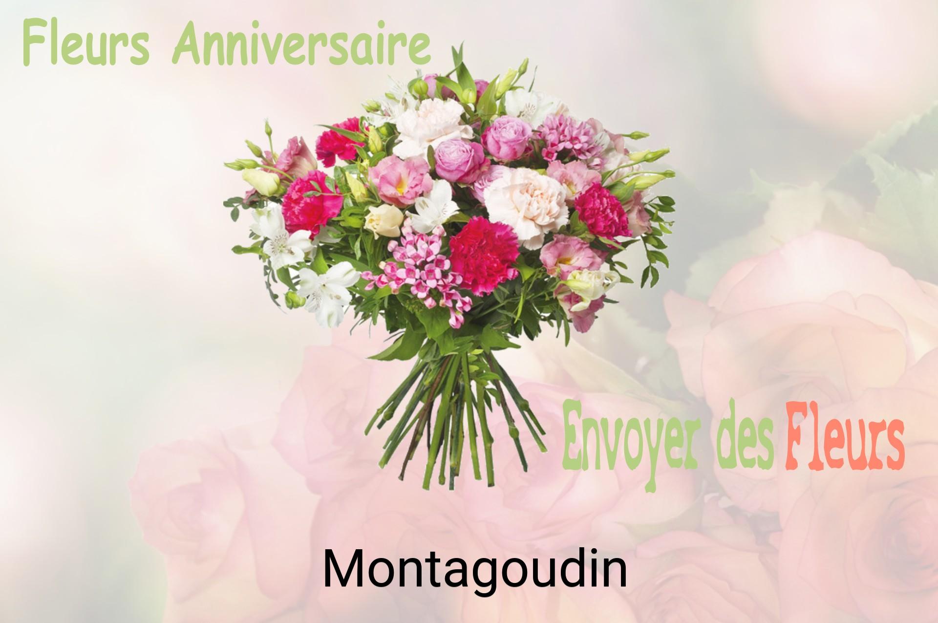 Bouquet de fleurs d’anniversaire livré à Montagoudin